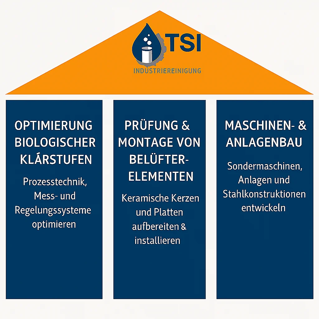 Bisherige TSI-&Uuml;bersicht des Leistungsspektrums